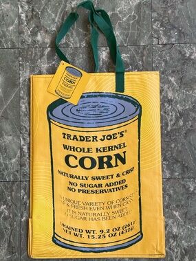 Trader Joe's Whole Kernel Corn Tote Bag